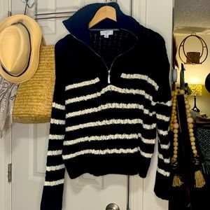 LA LIGNE TARGET quarter zip sweater